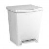 Balde Lixo com Pedal Millenium Branco 23L / 33.5X30X39CM