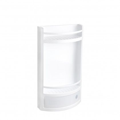 Estante Wc Retangular com Gaveta Branco 29X11X51CM