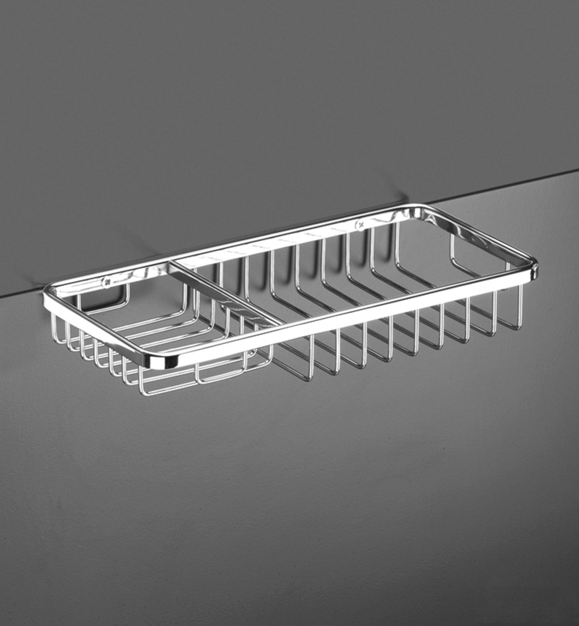 Cesto Retangular Krom 25.5X12X4CM