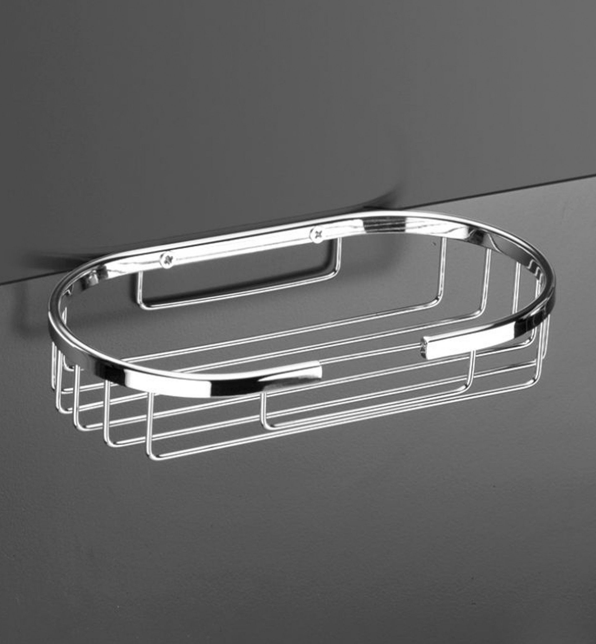 Cesto Oval Krom 20X11X4CM