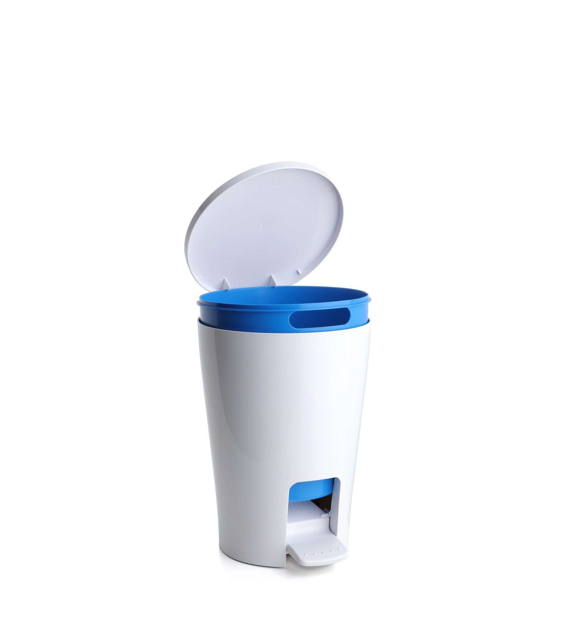 Balde Lixo WC com Pedal Diabolo Branco 5l 19X21X28.2cm