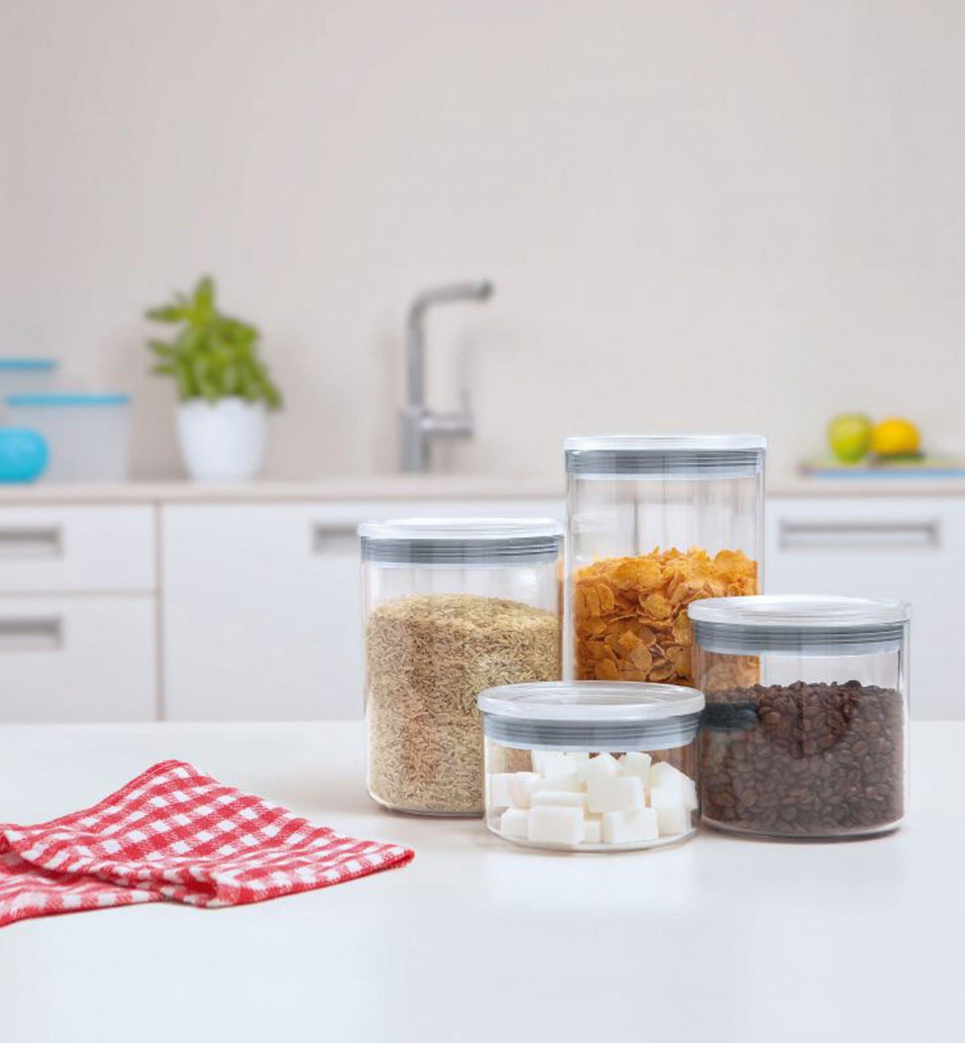 Caixa Hermética Tatay Redonda 500ml 12X8cm