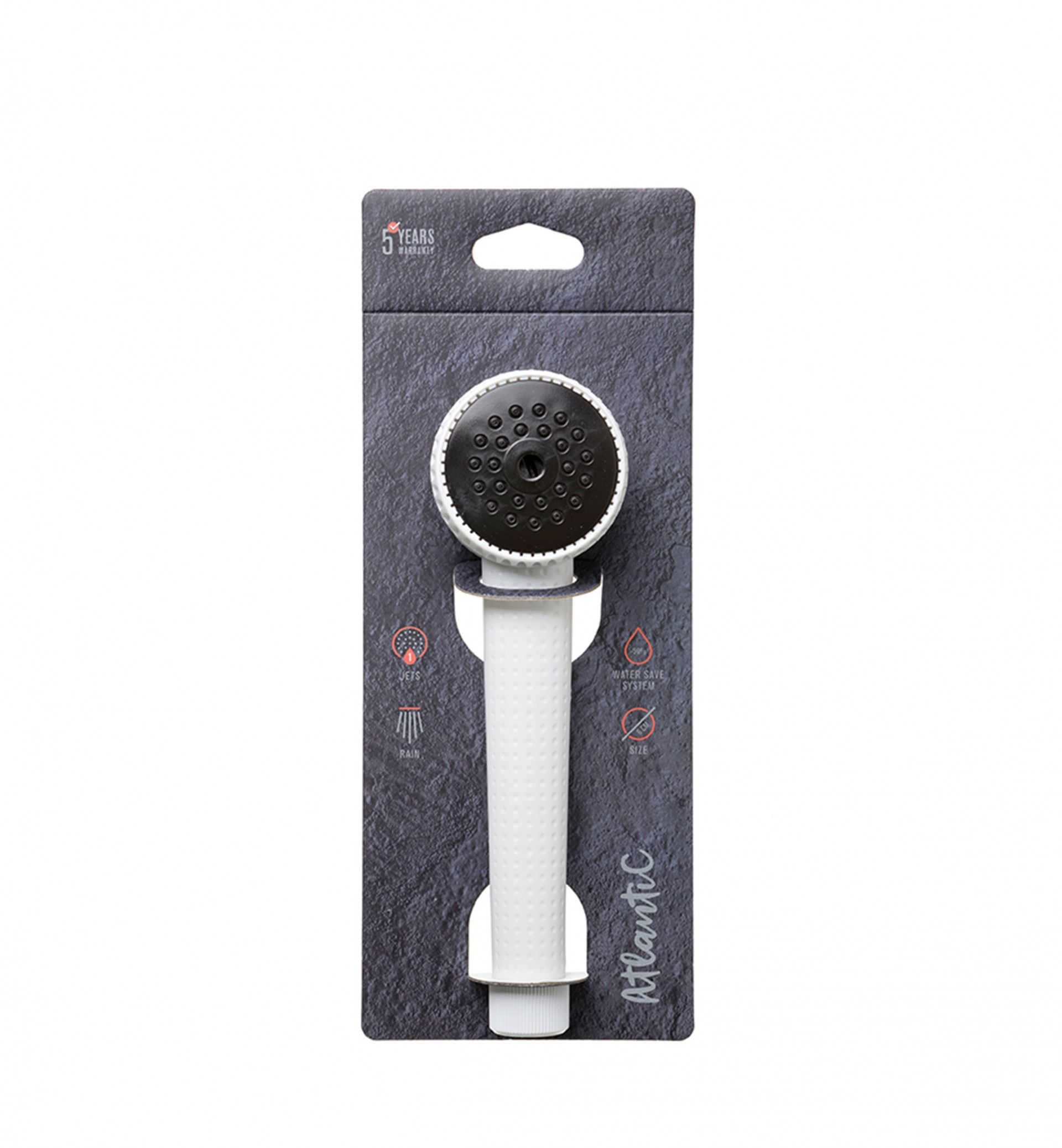 Chuveiro Branco 1 Posição Atlantic Ø6CM