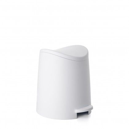 Balde WC com Pedal Standard Branco 3l 19X21.8X22.1cm