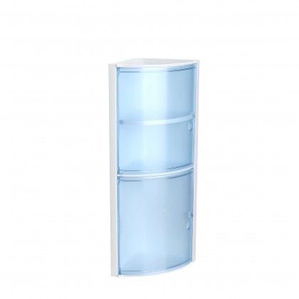 Armrio Wc de Canto Azul 20X20X62.5CM
