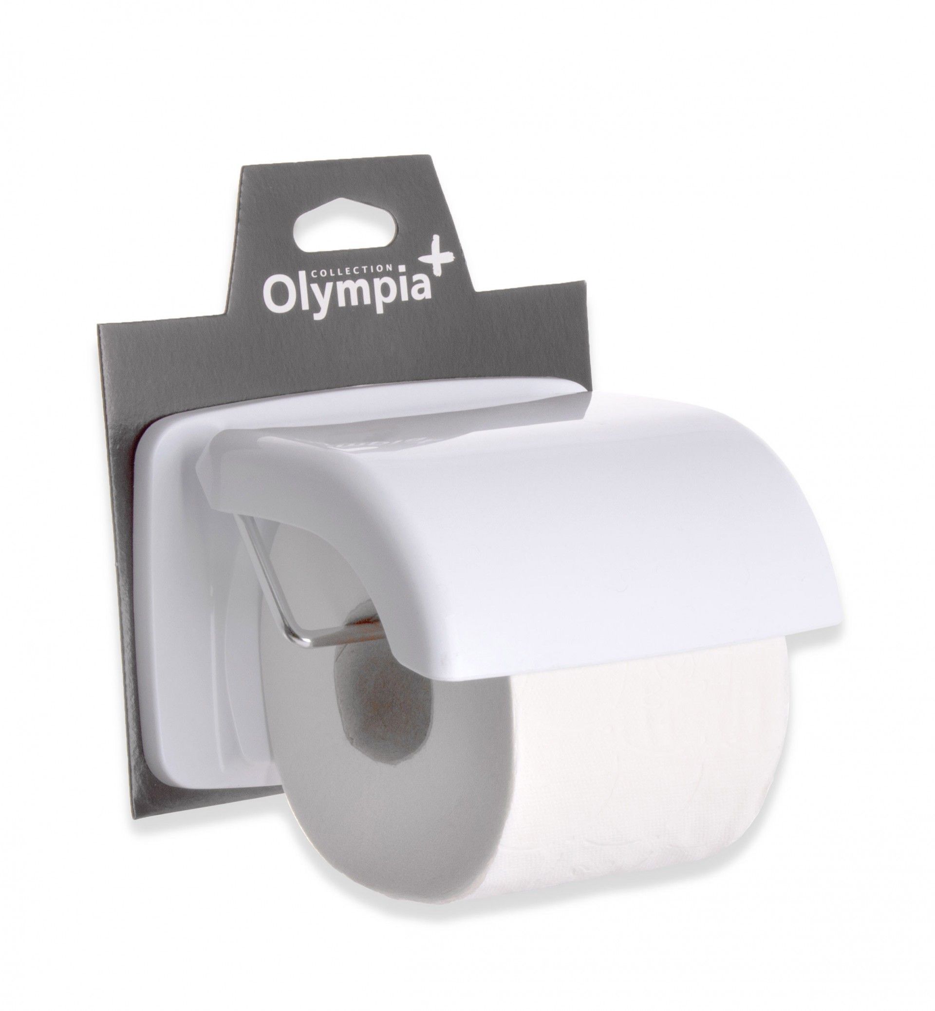 Porta Rolo Papel Higiénico Olympia Branco 15.7X4.3X13.2cm