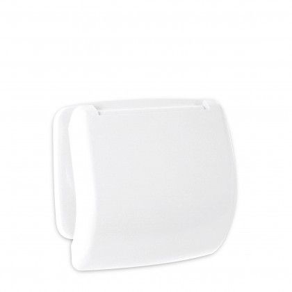 Porta Rolo Papel Higinico Olympia Branco 15.7X4.3X13.2cm