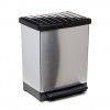 Balde Lixo com Pedal Cinza Metalizado 25L / 33.5X31X42CM