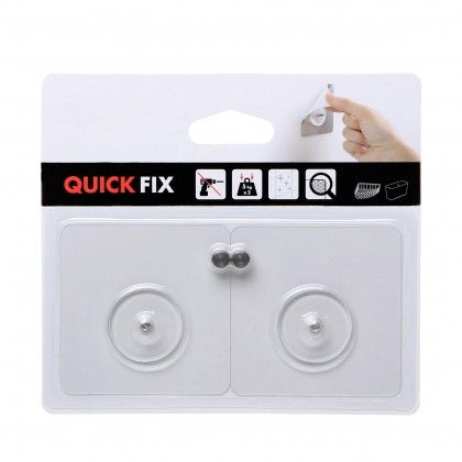Kit Fixao Quickfix Translcido 7X7X1.3CM