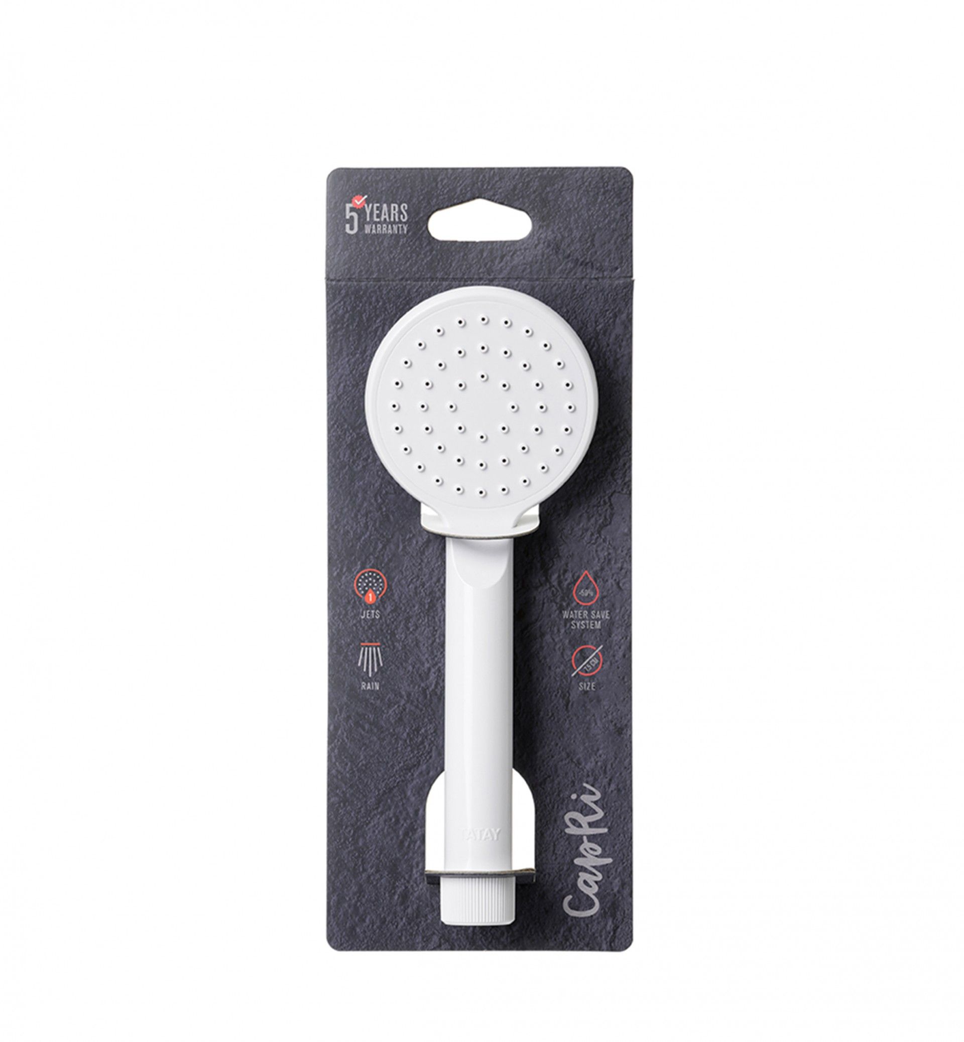 Chuveiro 1 Posição Capri Branco Ø7.5CM
