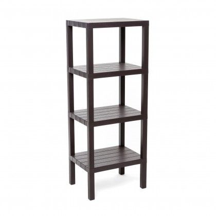 Prateleira 4 Estantes Lombok Castanho Prateleira 4 Estantes Lombok Castanho