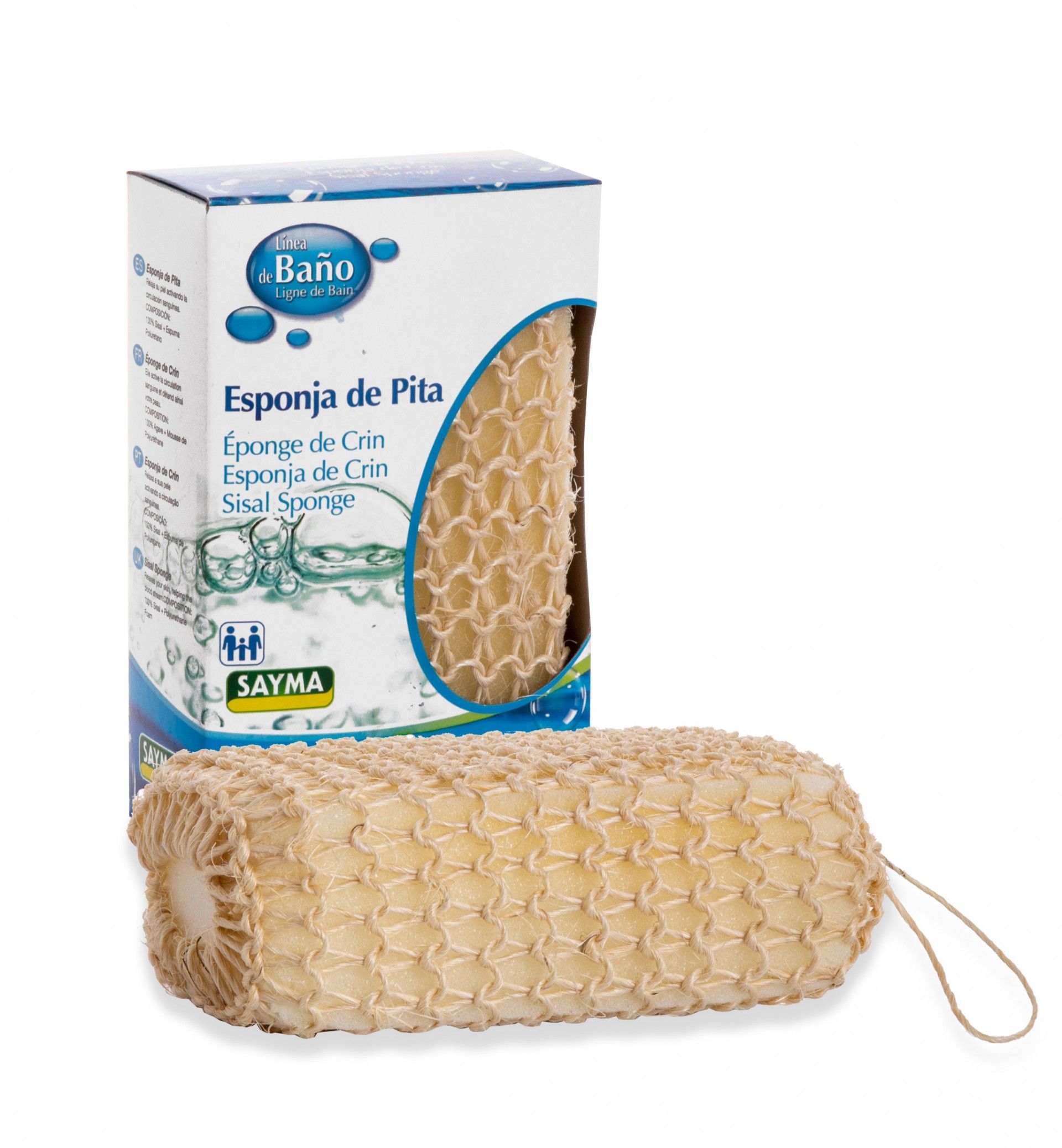 SAYMA ESPONJA BANHO SISAL R59