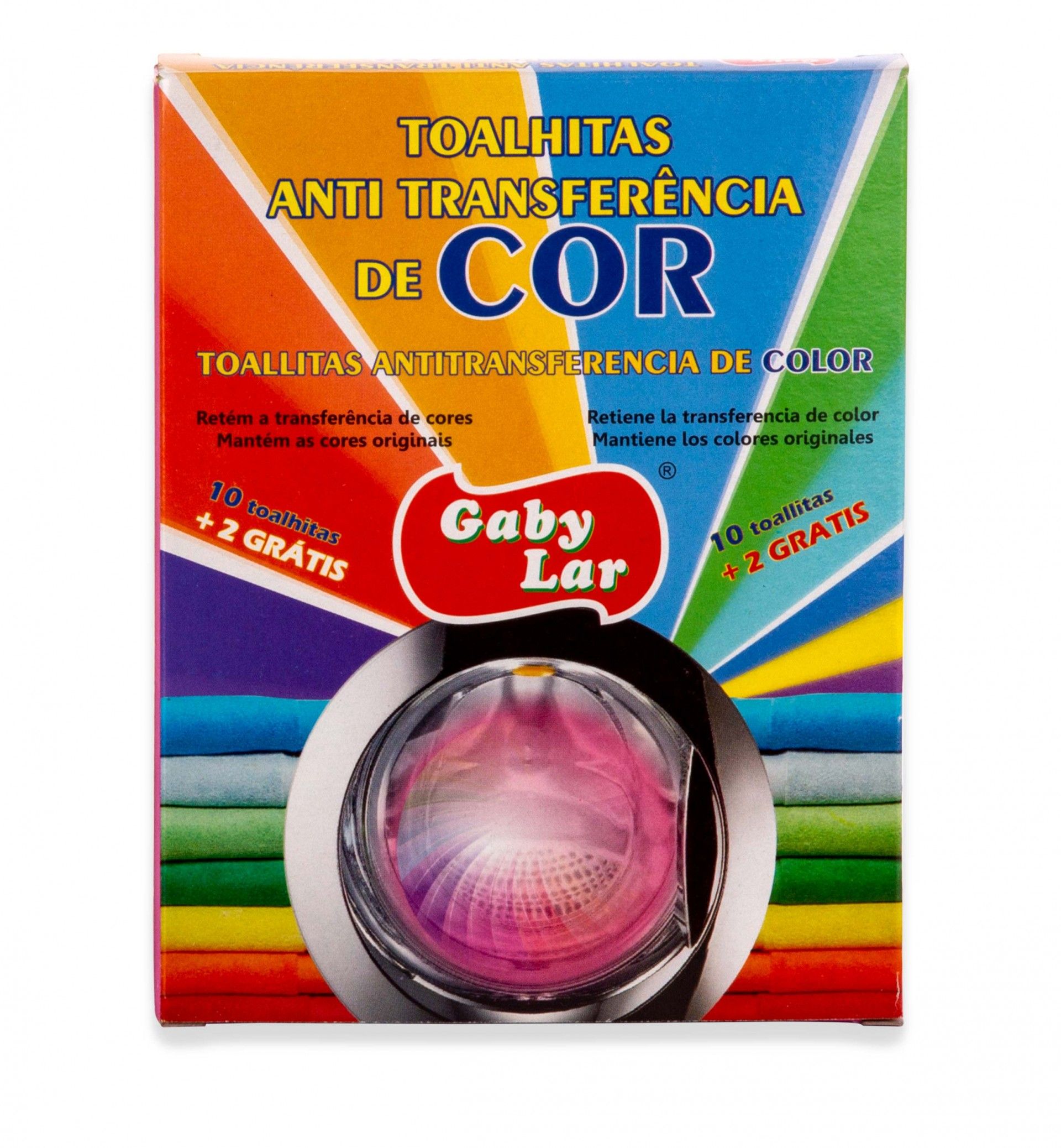 GABYLAR TOALHITAS ANTI TRANSFERÊNCIA CORES 10+2