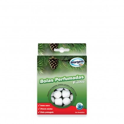Bolas Naftalina Perfumada Margem Pinho 80gr
