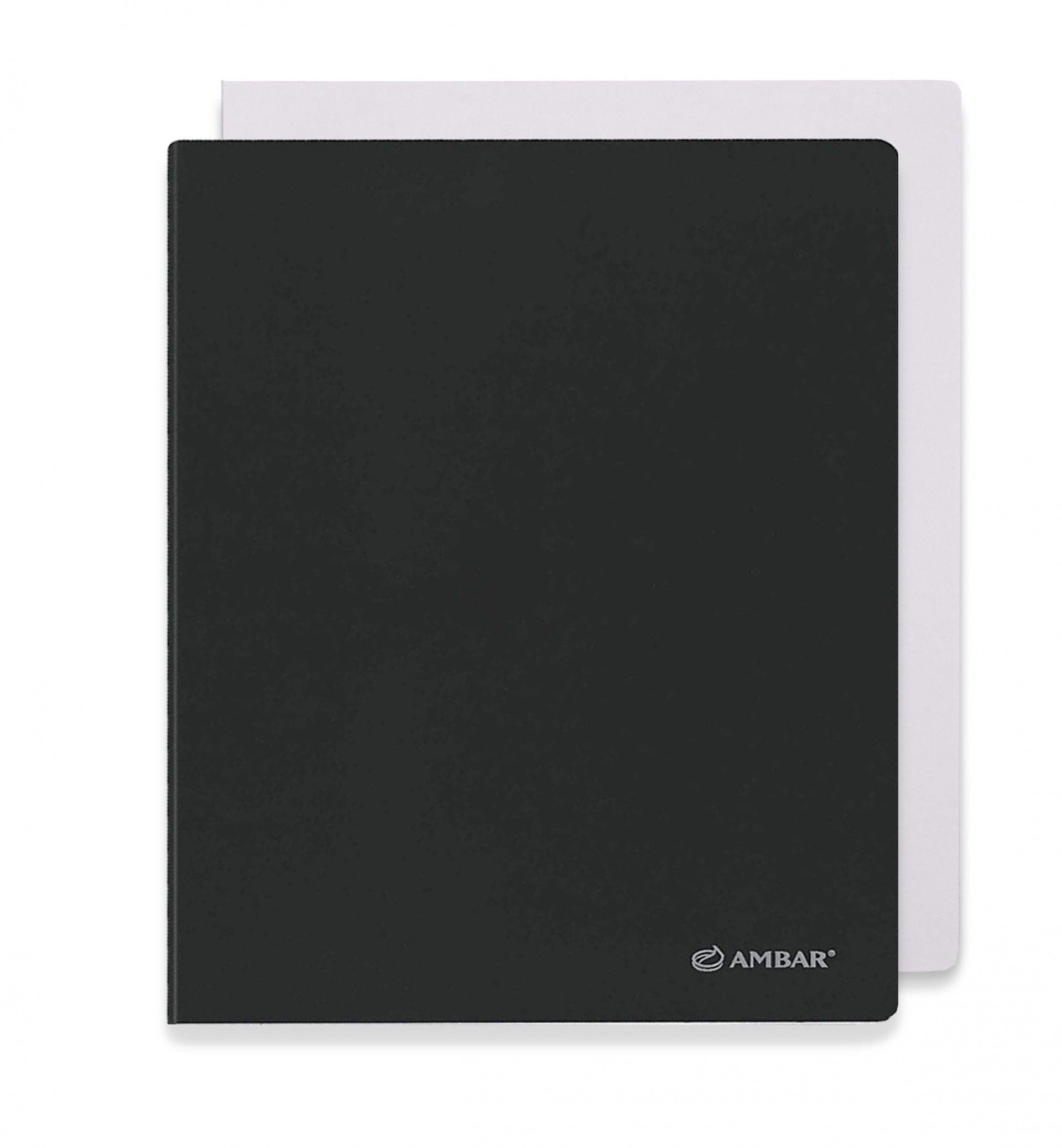 AMBAR IDEAS CADERNO AGRAFADO CAPA PRETA 80F