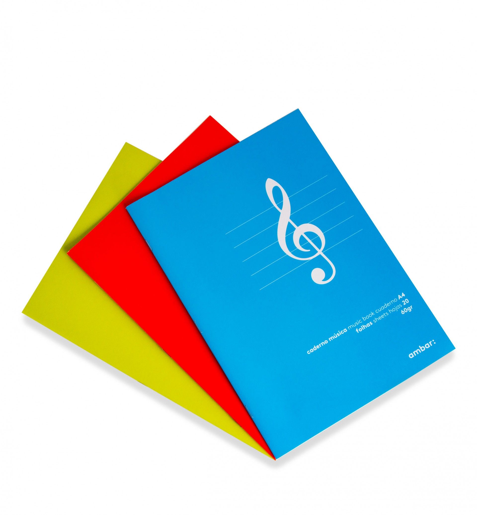 Caderno Música School A4 20 Folhas