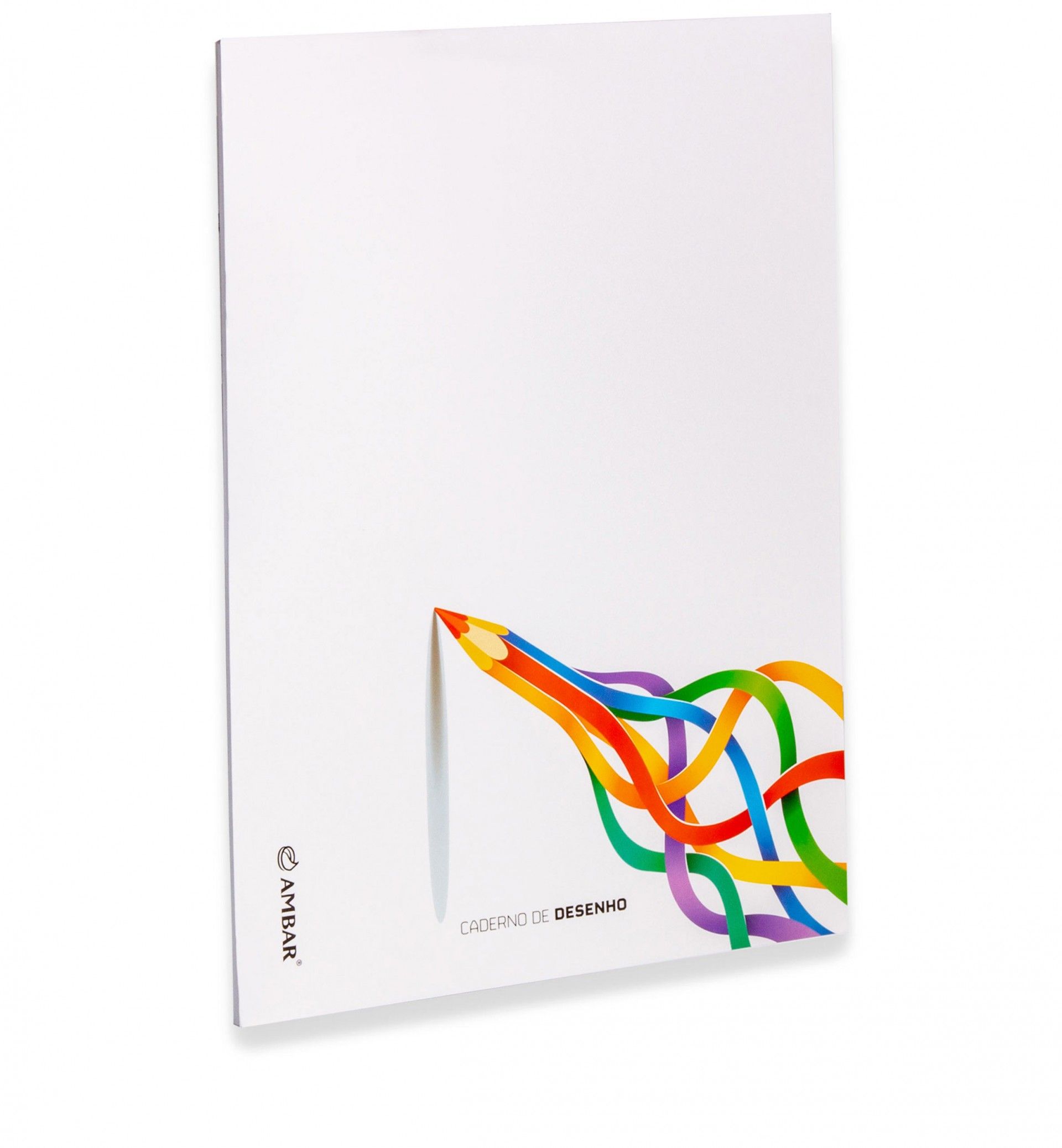 Caderno Desenho Colado Ambar School 120gr A3 24 Folhas