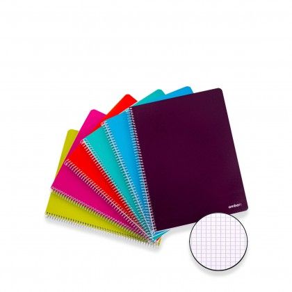 AMBAR SCHOOL CADERNO ESPIRAL 80F