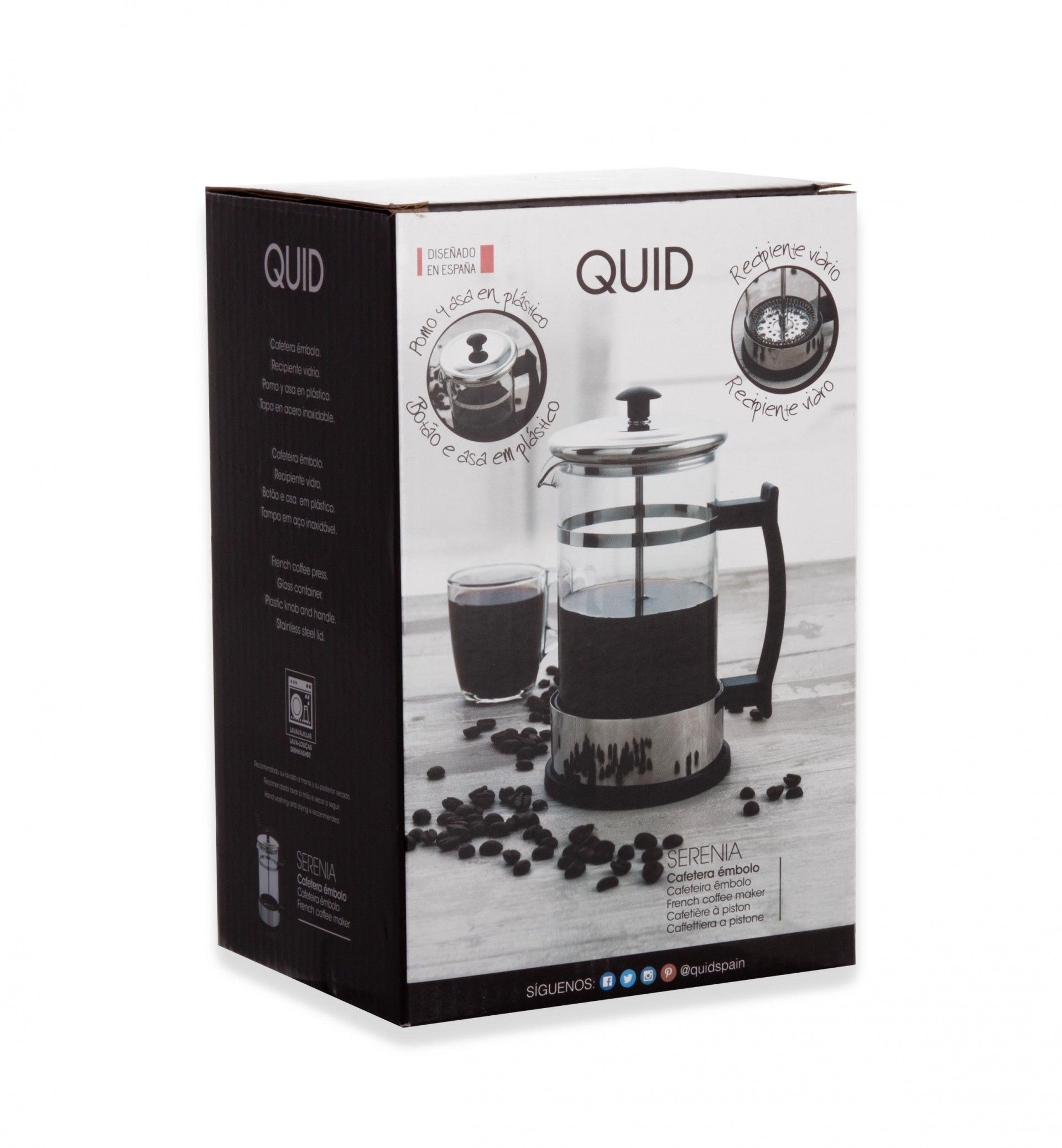 Cafeteira Inox Serenia 350ml