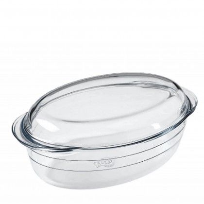 Caarola Oval com Tampa 3L 33X20X12cm