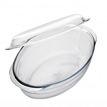 Caarola Oval com Tampa 3L 33X20X12cm