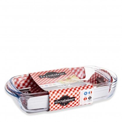 Assadeira  Cuisine Retangular 2.6L (35X22cm) + 3.6L (39X24cm) Pack 2