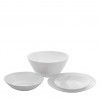 Servio Mesa Zelie Vidro Opaco Branco 19 Peas