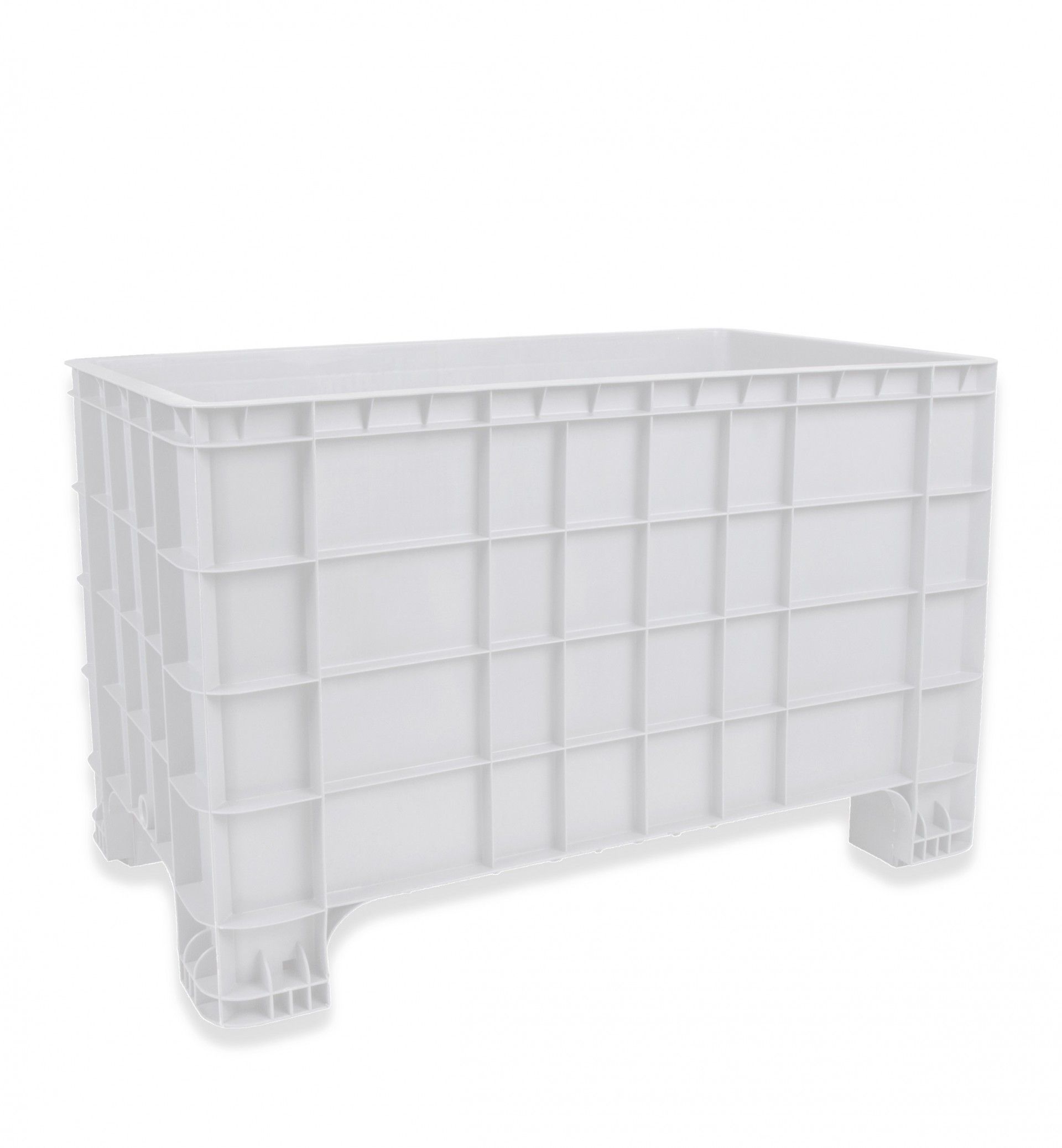 Contentor Palete Fechado Branco 250l 100X60X65cm