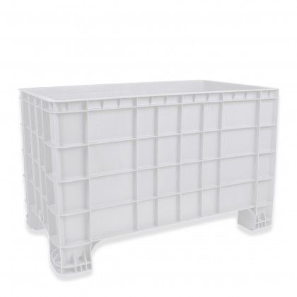 Contentor Palete Fechado Branco 250l 100X60X65cm Contentor Palete Fechado Branco 250l 100X60X65cm