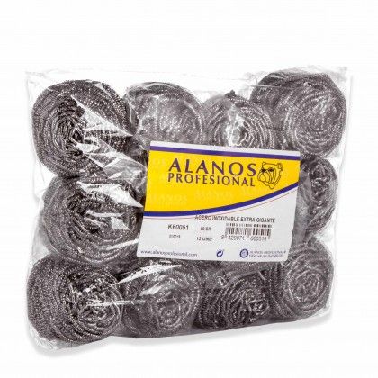 ALANOS ESFREGO INOX 60G PACK 12