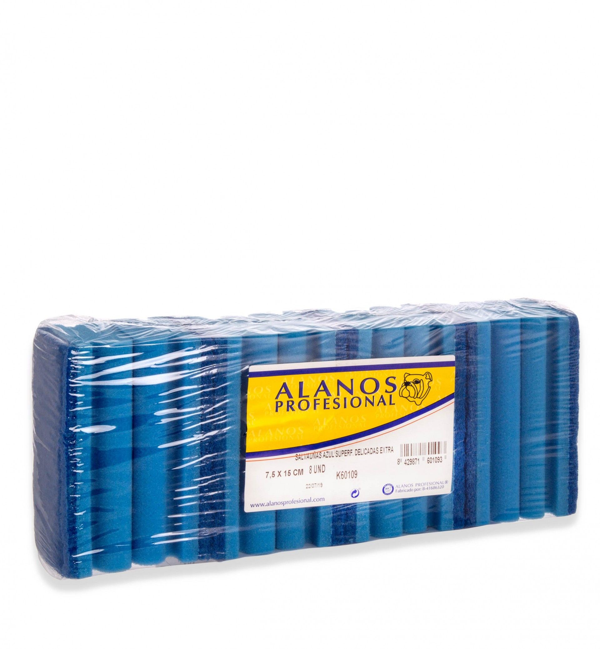 ALANOS ESFREGÃO SALVA UNHAS 7X15CM PACK 8