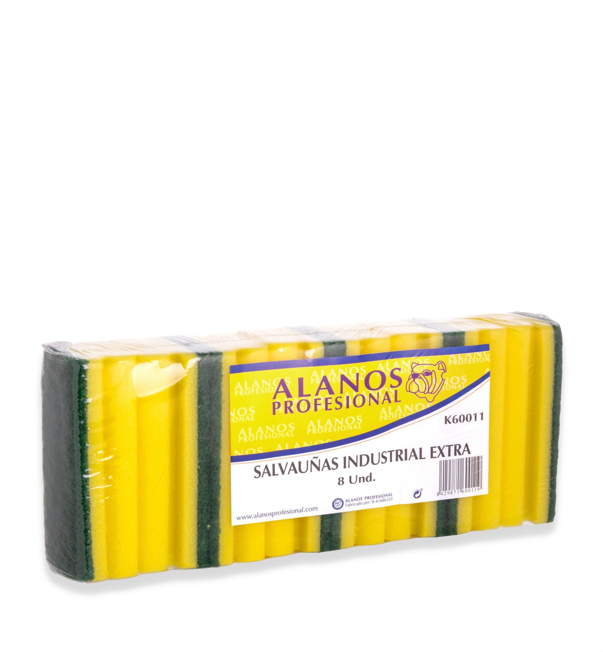 ALANOS ESFREGÃO SALVA UNHAS 7X15CM PACK 8