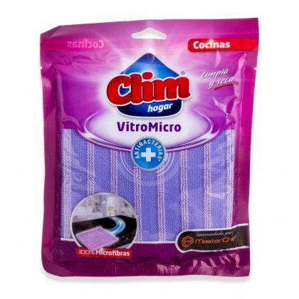 CLIM HOGAR PANO 100% MICROFIBRA VITRO PACK 1