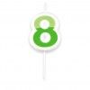 Vela Nmeros Delicia Kids 5cm N.8