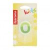 Vela Nmeros Delicia Kids 5cm N.0