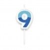 Vela Nmeros Delicia Kids 5cm N.9