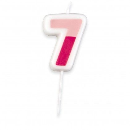 Vela Nmeros Delicia Kids 5cm N.7