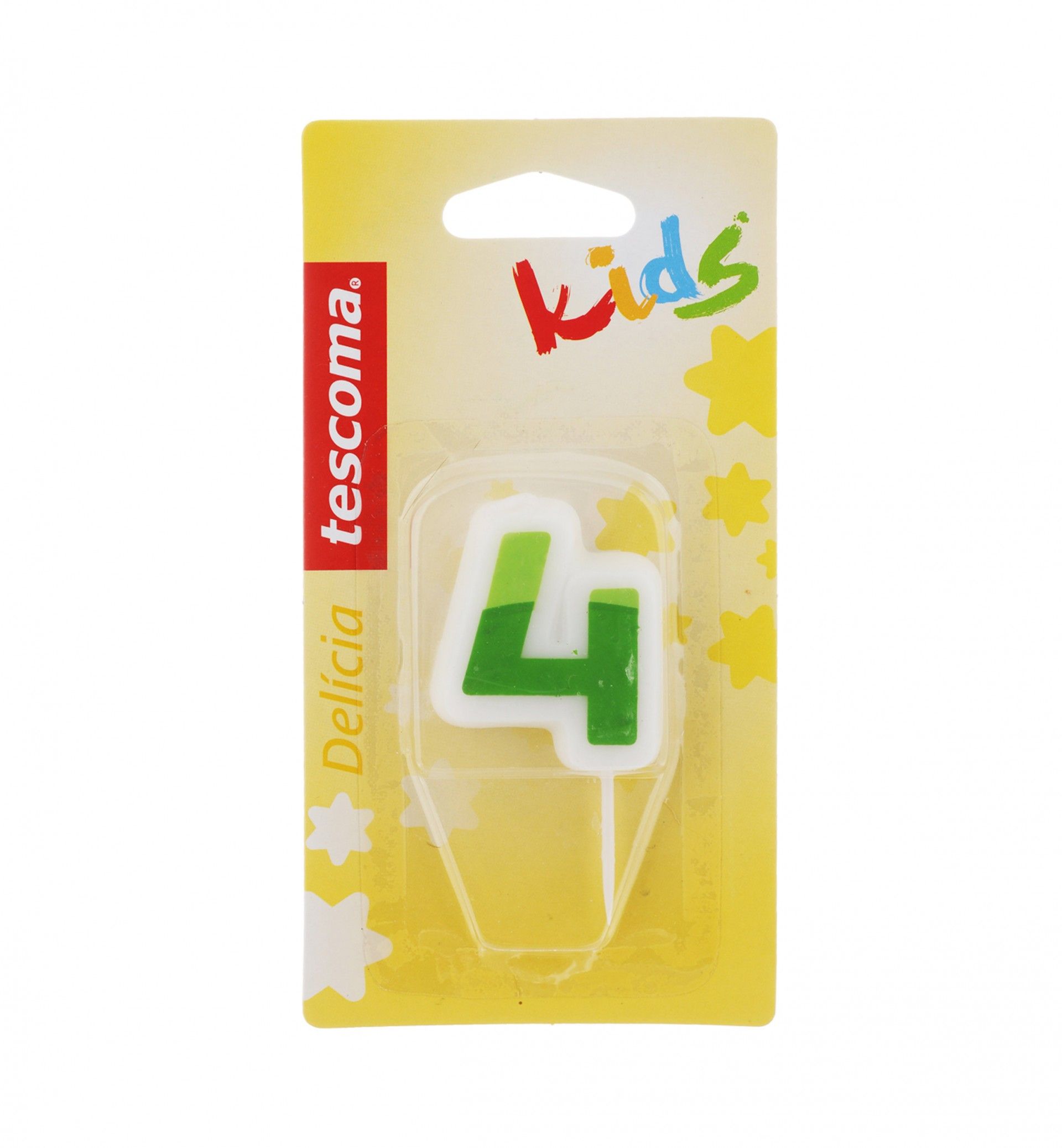Vela Números Delicia Kids 5cm N.4