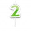 Vela Nmeros Delicia Kids 5cm N.2
