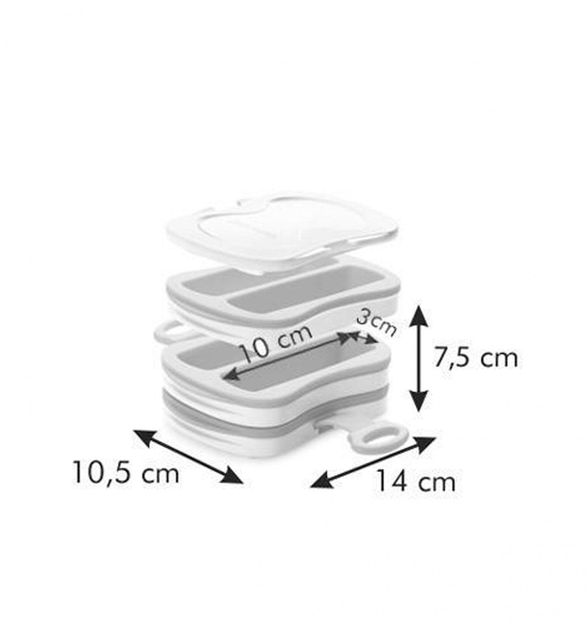 Prensa para Barras Nutritivas Della Casa 14X10.5X7.5cm
