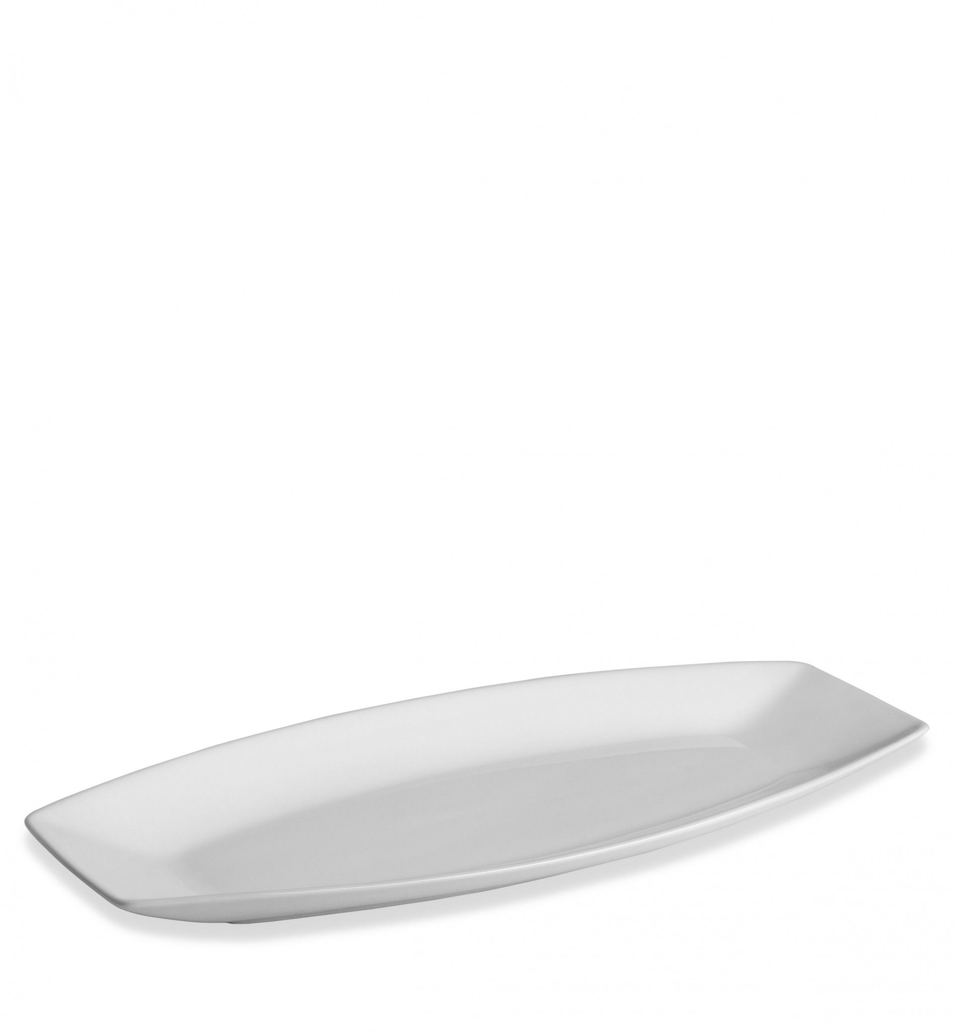 Travessa Porcelana Kayuko Branco 40X18.5X3cm