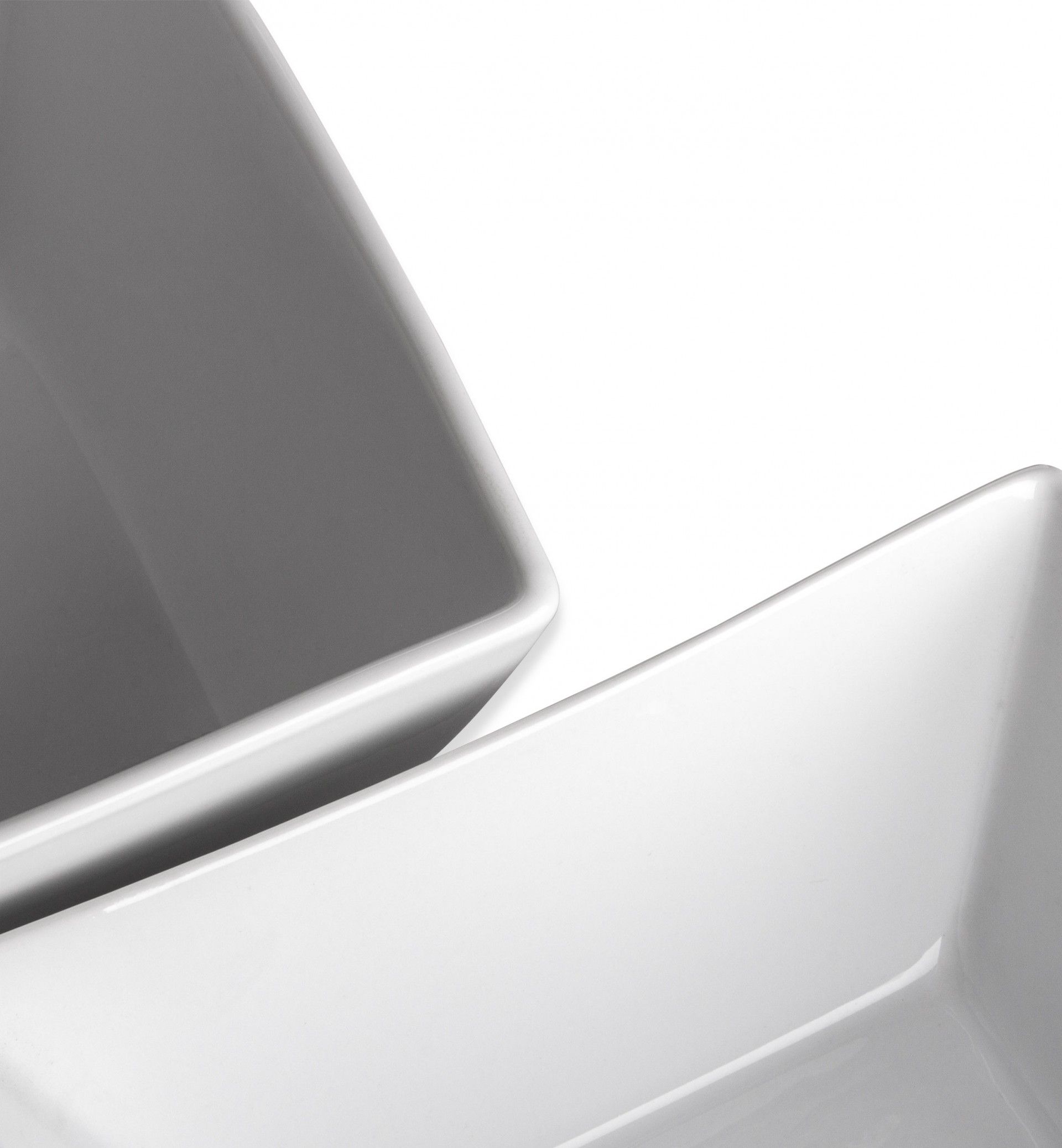 Saladeira Porcelana Ming Branco 25X25cm