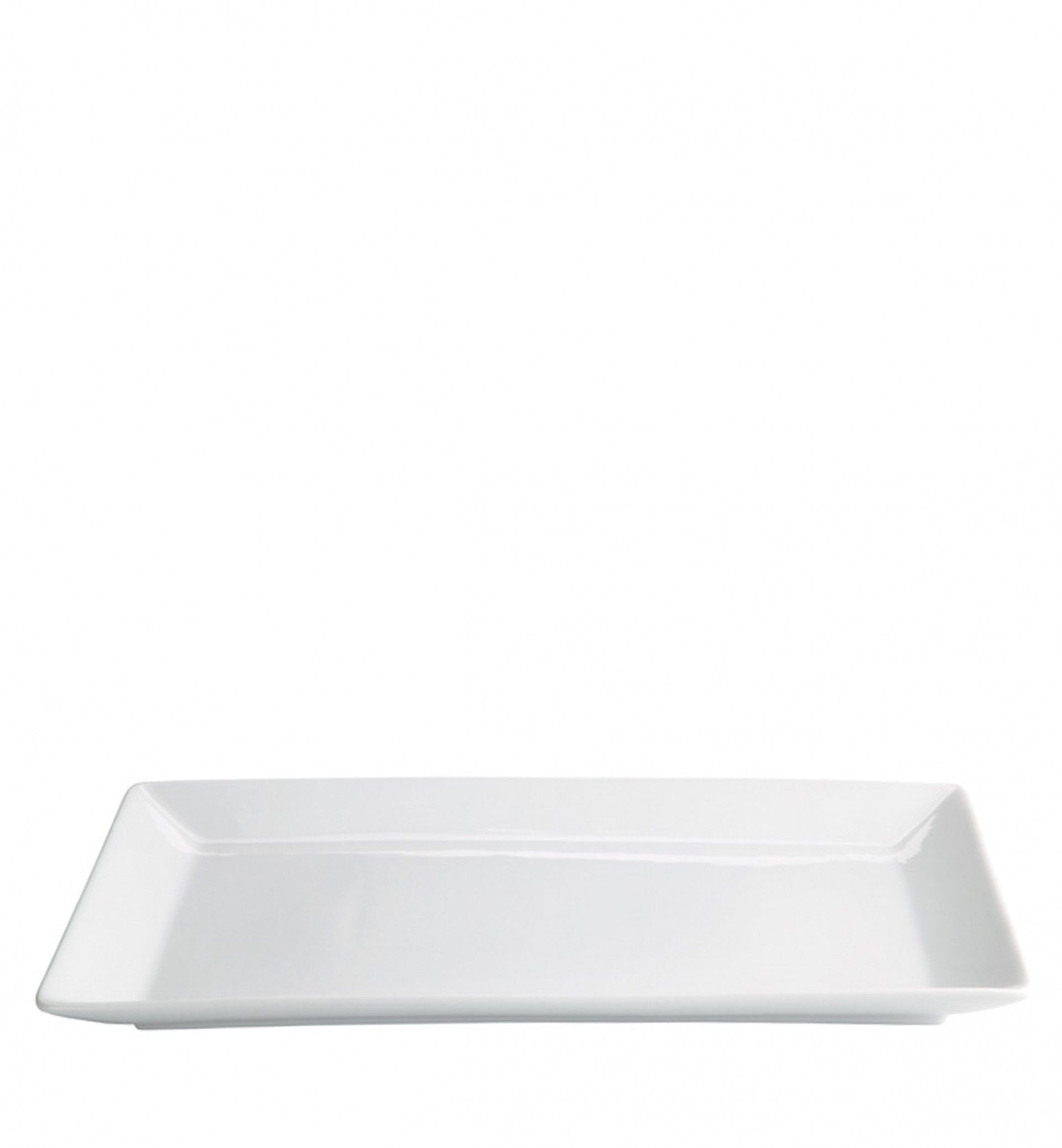 Travessa Porcelana Ming Branco 39X25X3cm
