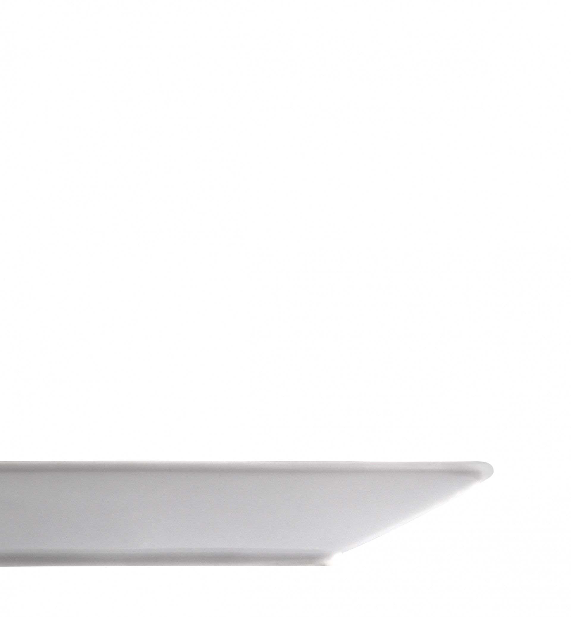 Prato Porcelana Ming Branco 31X31X3cm