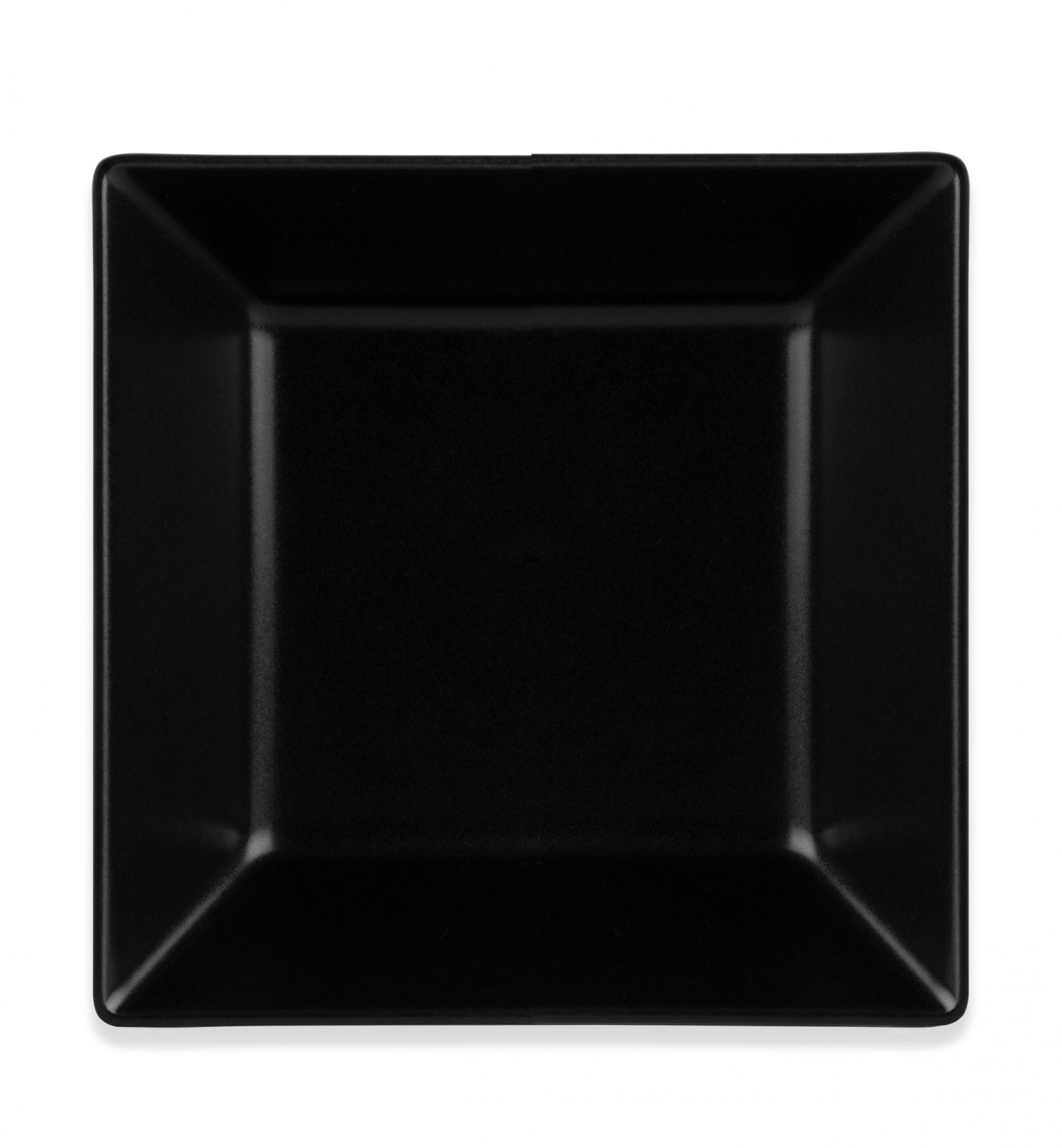 Prato Porcelana Ming II Preto 26X26X2.5cm
