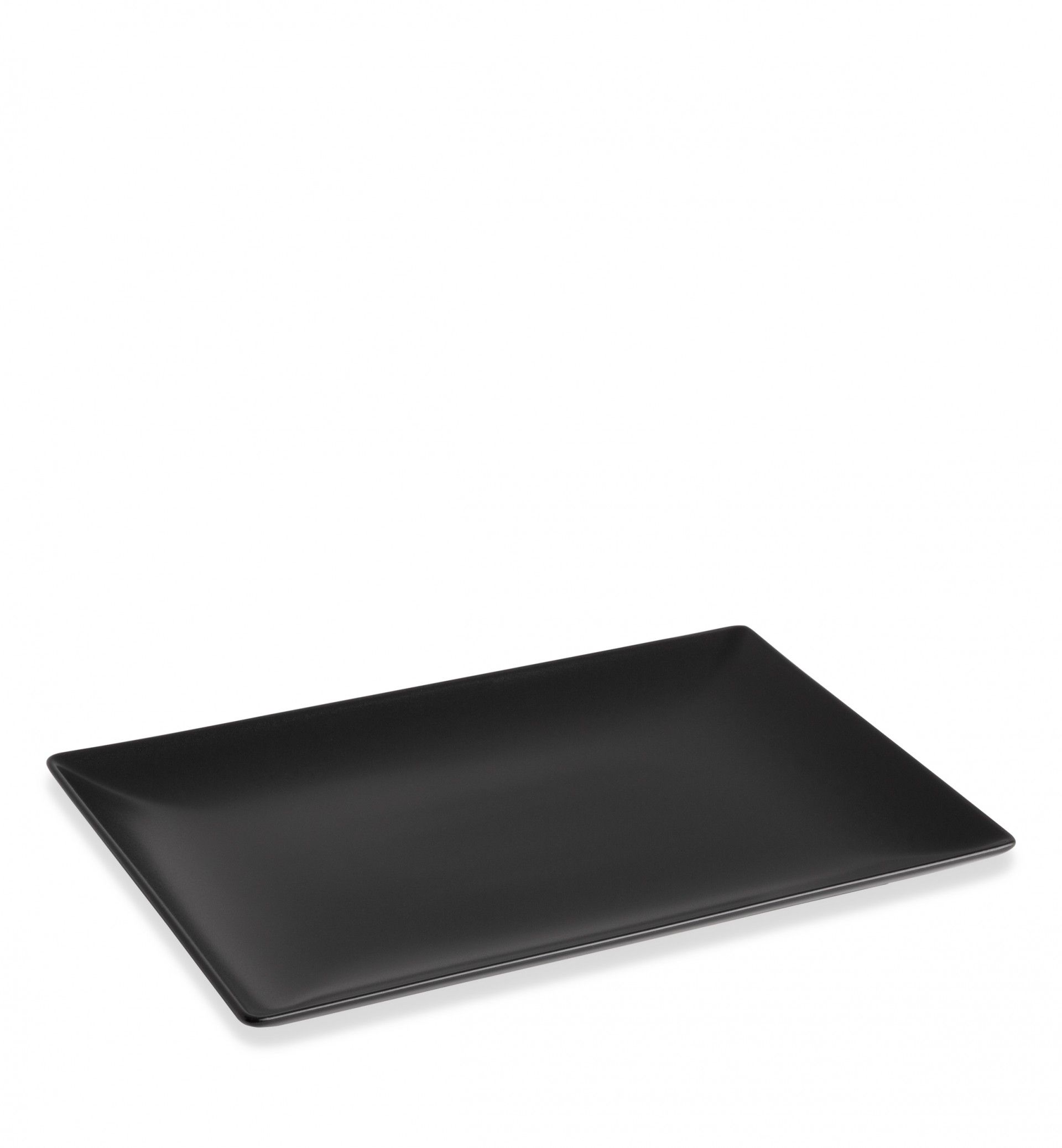 Travessa Porcelana Ming II Preto 30X20X2.5cm