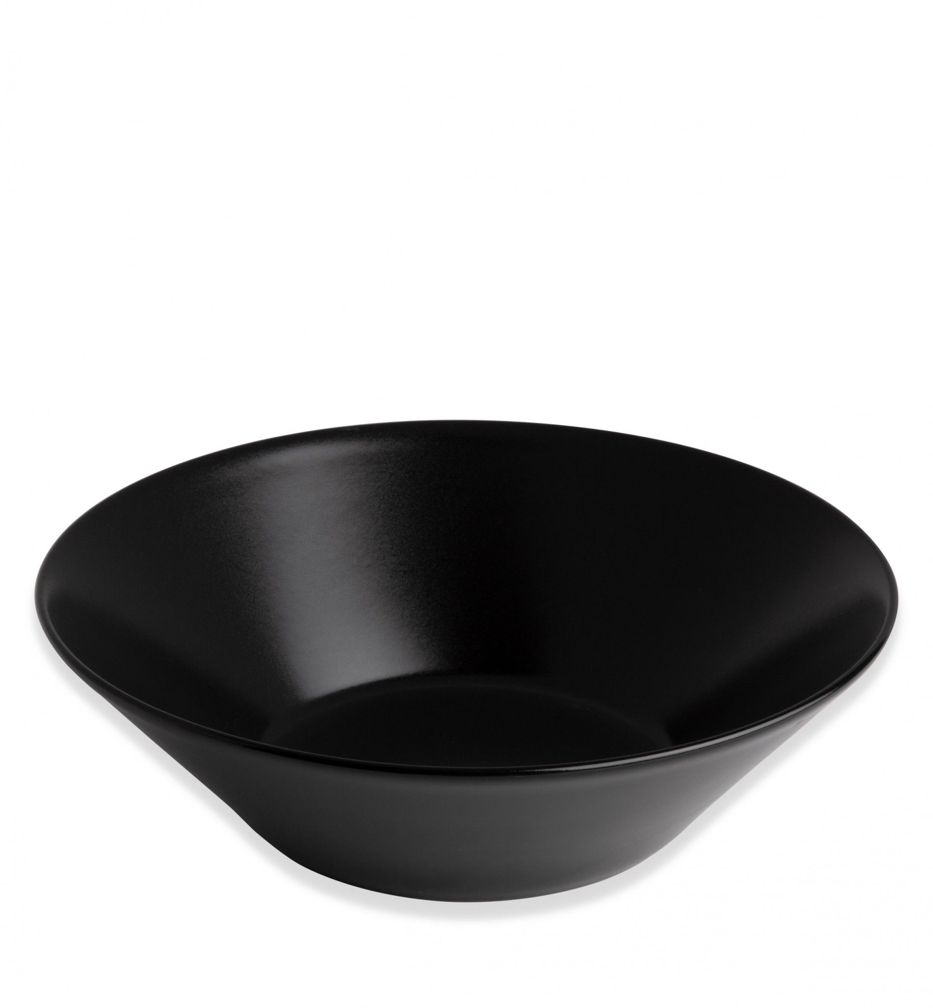 Saladeira Porcelana The Reserve Preto 24X8cm