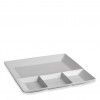 Bandeja Porcelana Ming 4 Divises 28X28X2.5CM