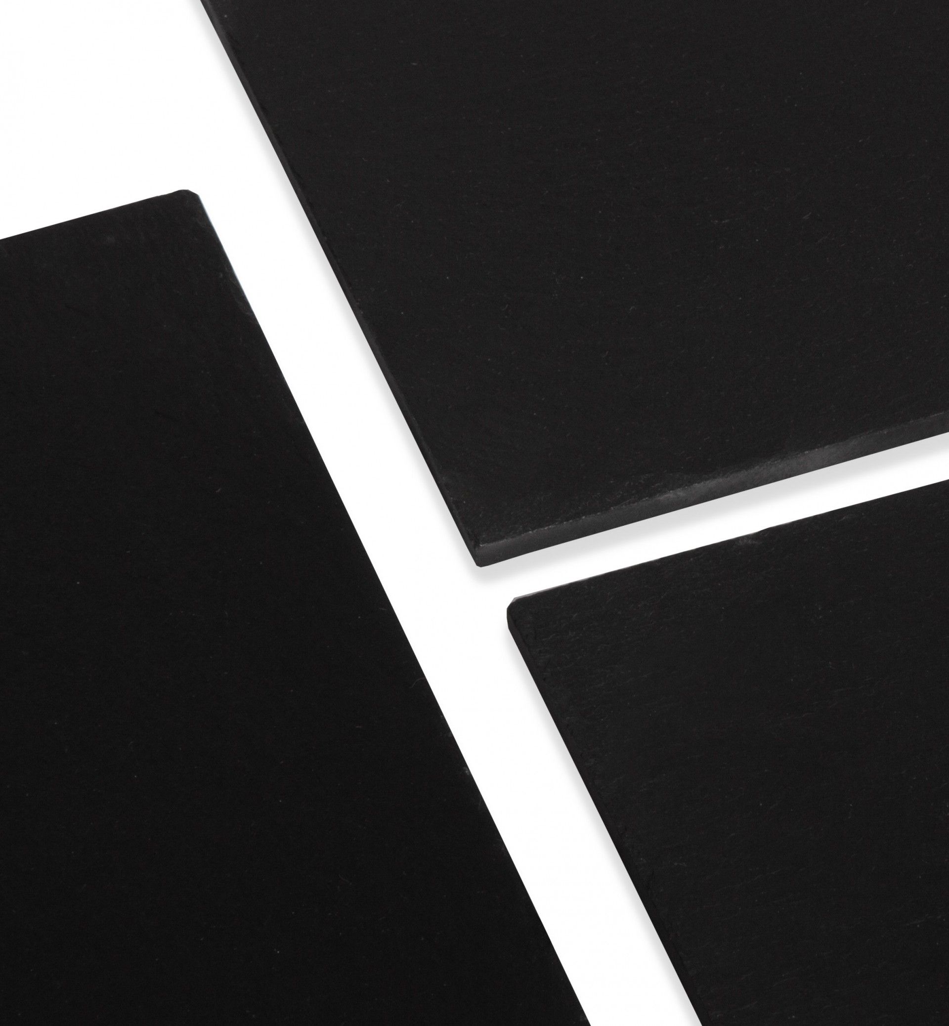 Bandeja Ardósia Africa Preto 15X15.5X0.6cm