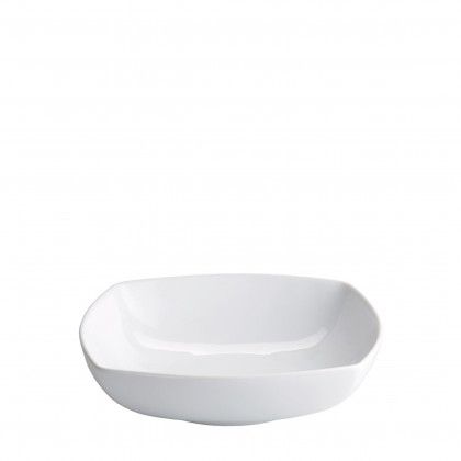 Saladeira Porcelana Kenia Branco 15X15X4.5cm